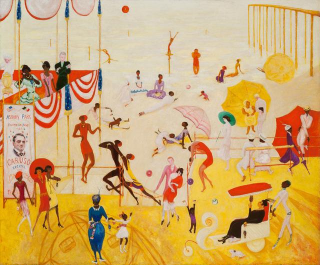 Florine Stettheimer - 4th of July at Asbury Park South