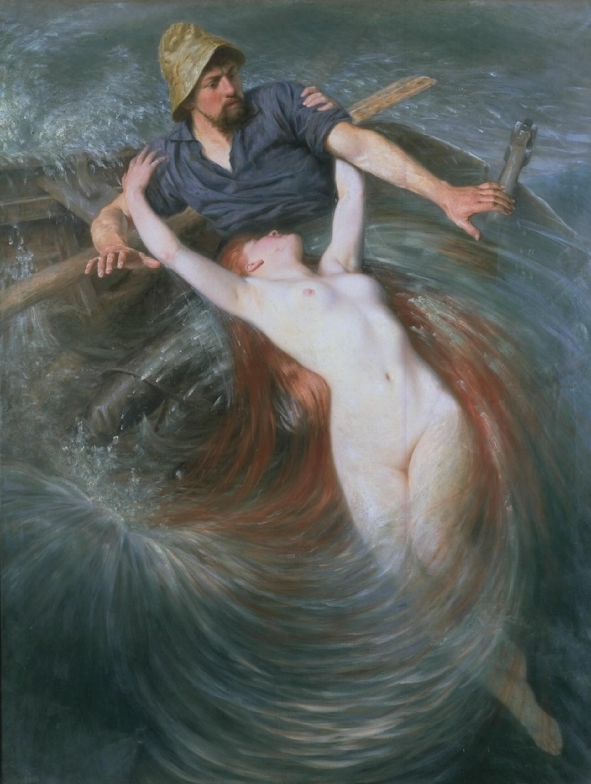 Knut Ekvall - A fisherman engulfed by a siren