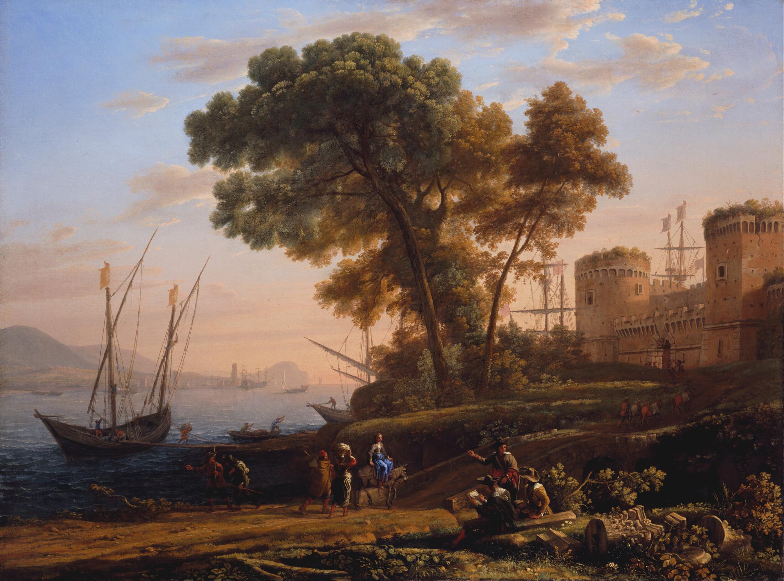 Claude Lorrain - An artist studying from Nature