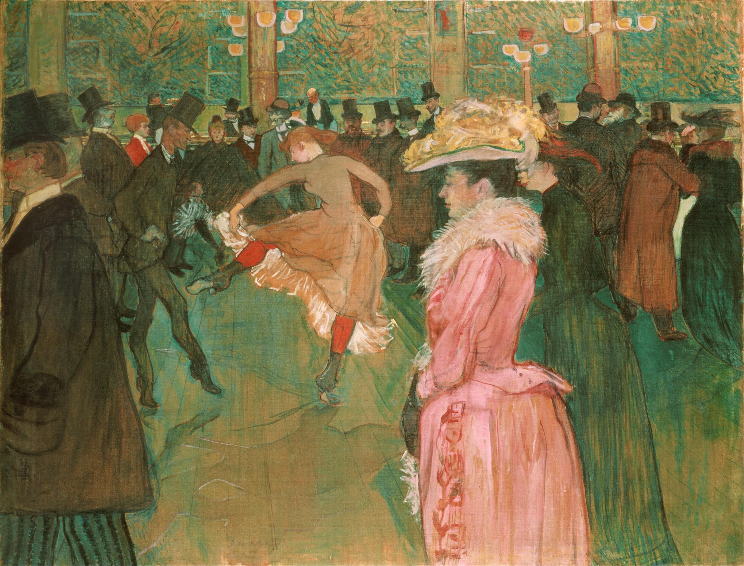 Henri de Toulouse-Lautrec - At the Moulin Rouge: the dance