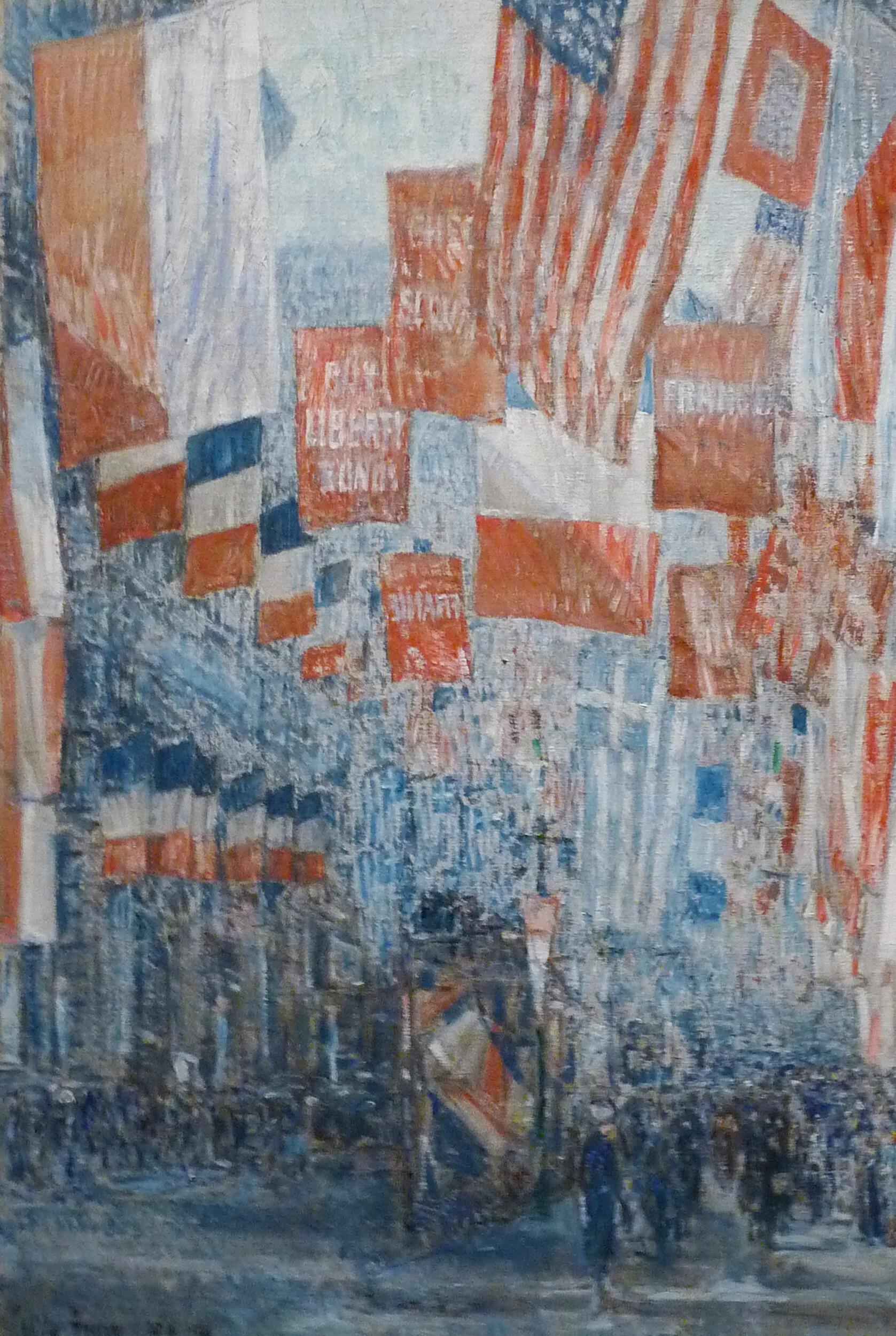 Childe Hassam - Avenue of the Allies, 5th Avenue, New York 