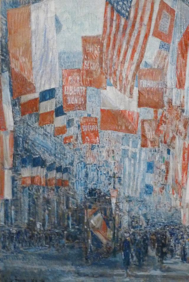 Childe Hassam - Avenue of the Allies, 5th Avenue, New York