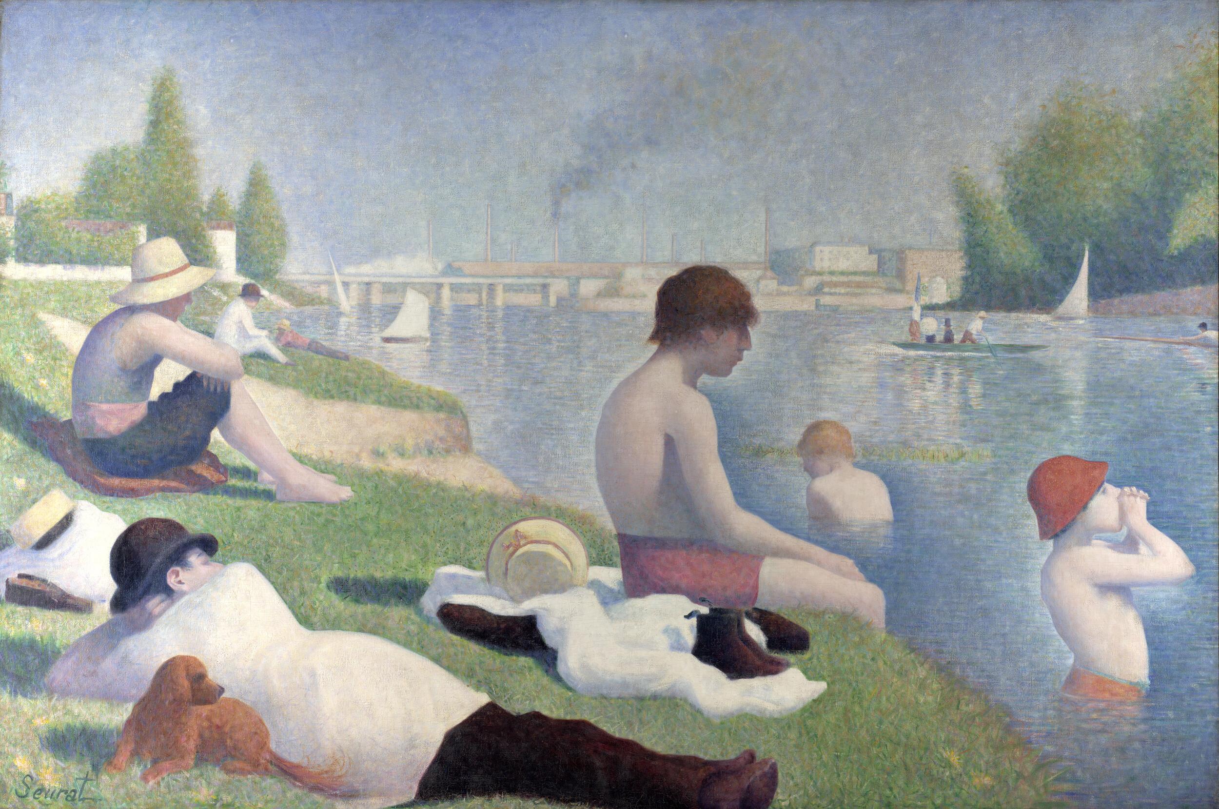 Georges-Pierre Seurat - Bathers at Asnières