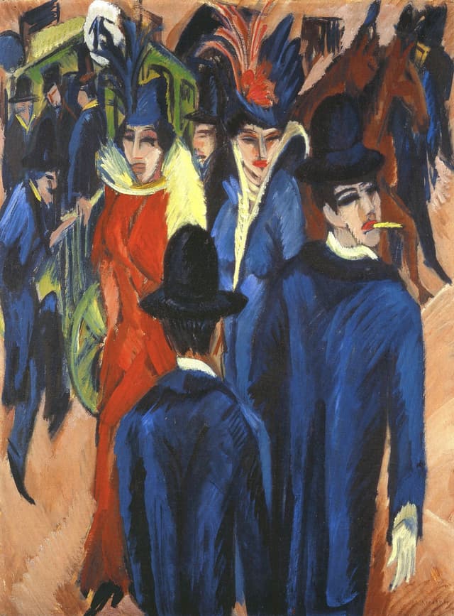 Ernst Ludwig Kirchner - Berlin street scene