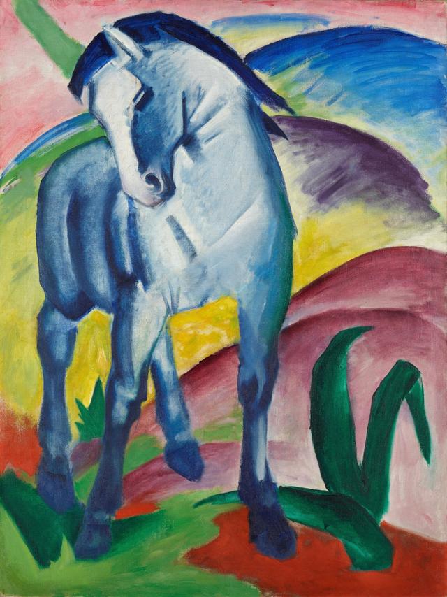 Franz Marc - Blue horse I