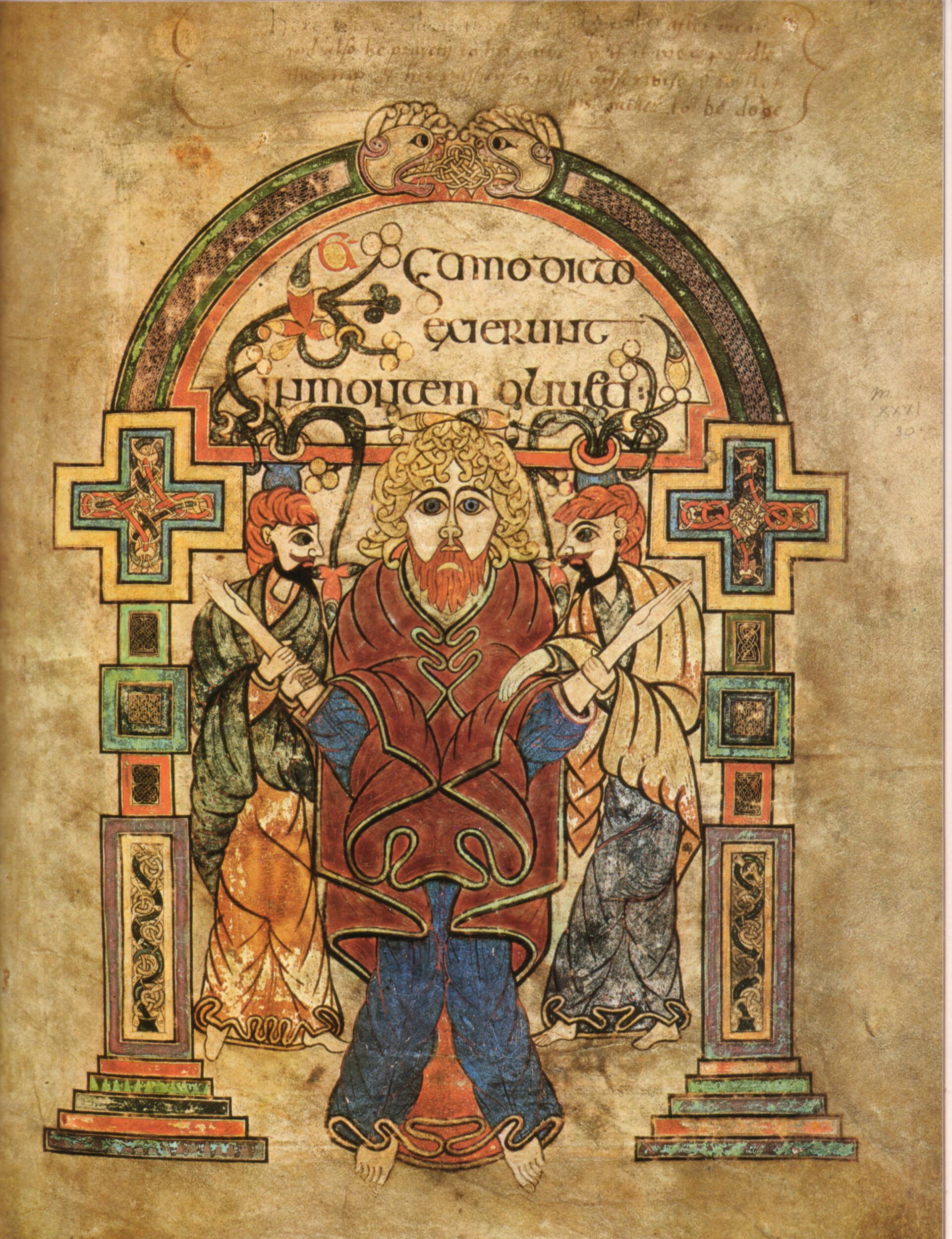  Anonymous - Christ arrest from the Book of Kells