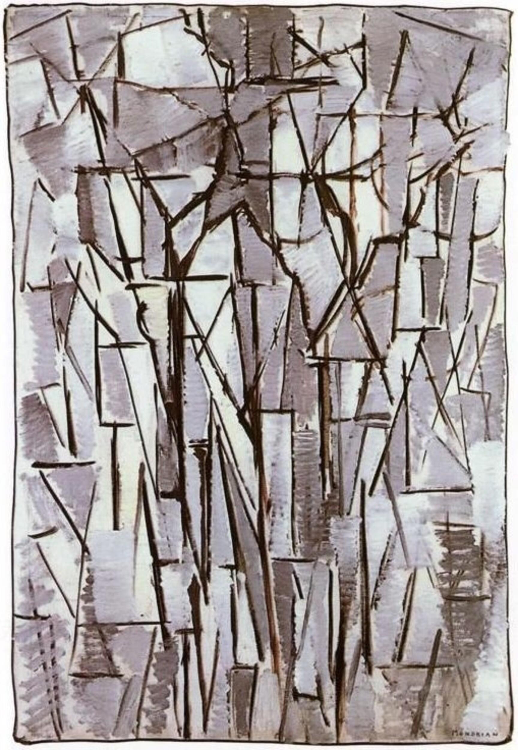 Piet Mondrian - Composition trees II