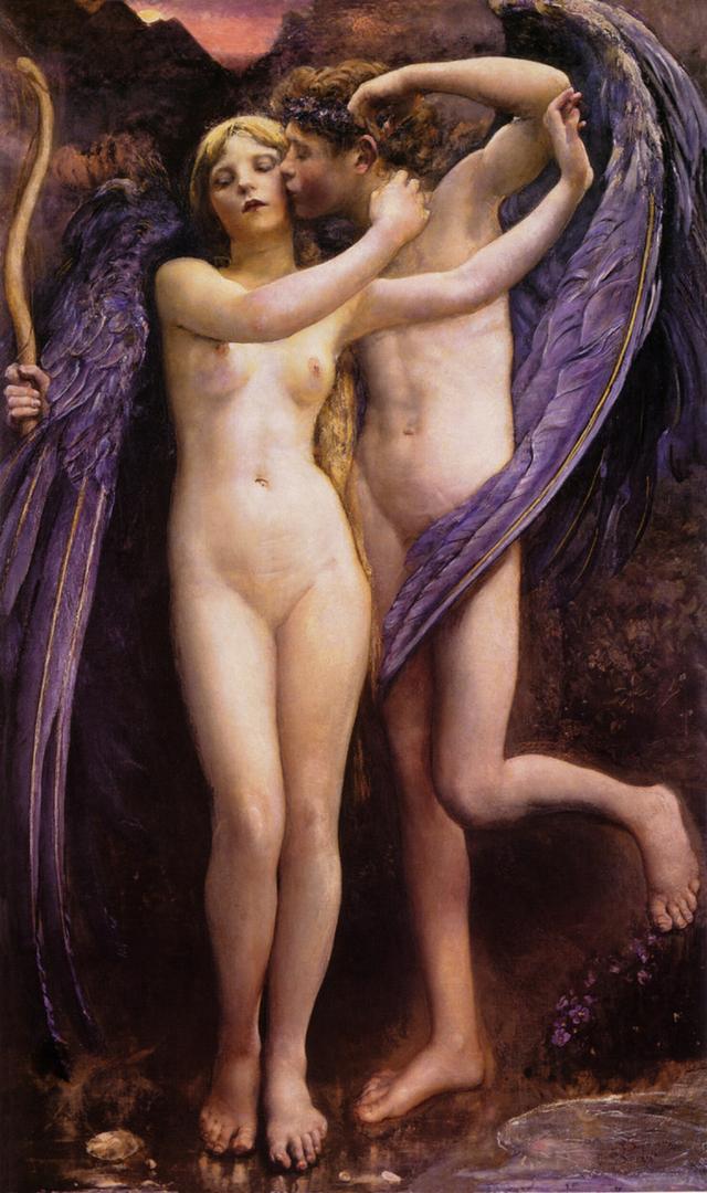 Annie Swynnerton - Cupid and Psyche