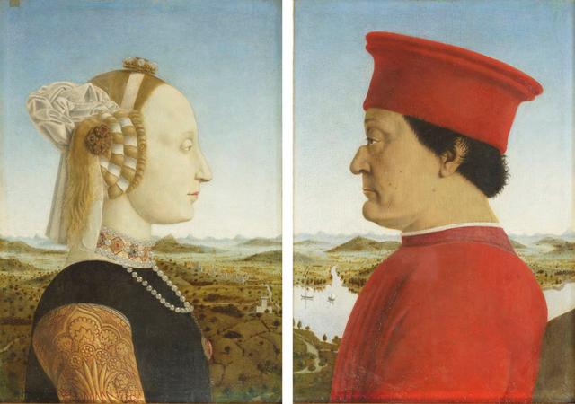 Piero della Francesca - Diptych of Federico da Montefeltro and Battista Sforza