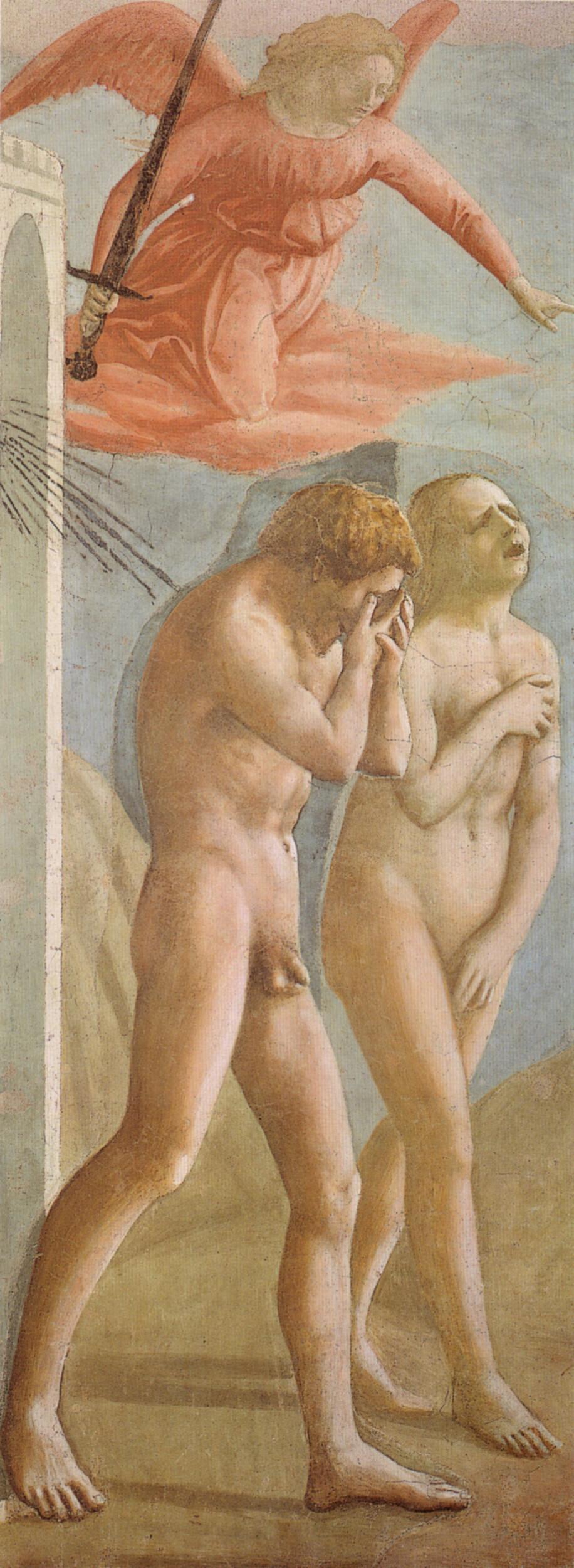  Masaccio - Expulsion from the Garden of Eden