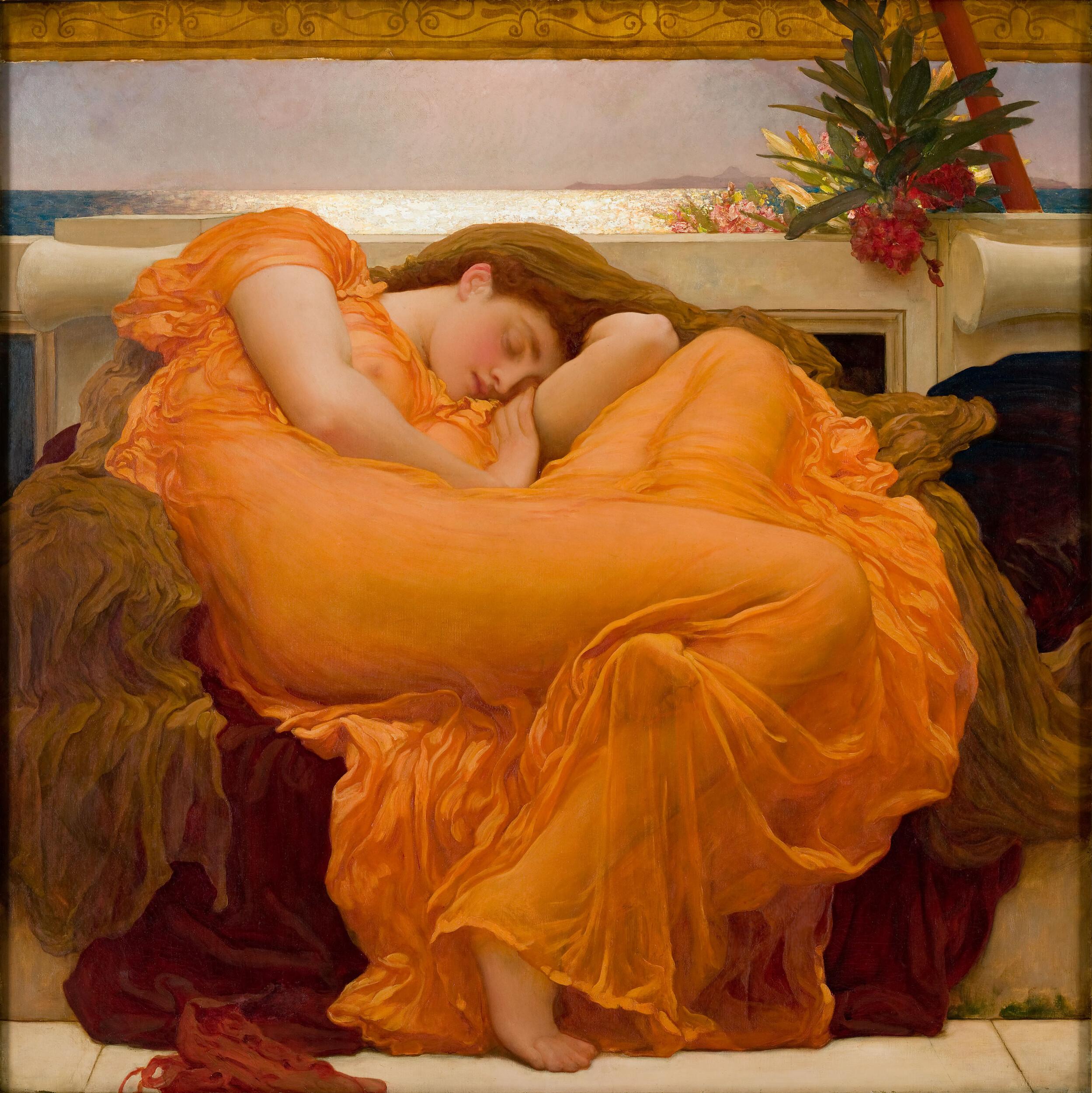 Sir Frederic Leighton - Flaming June