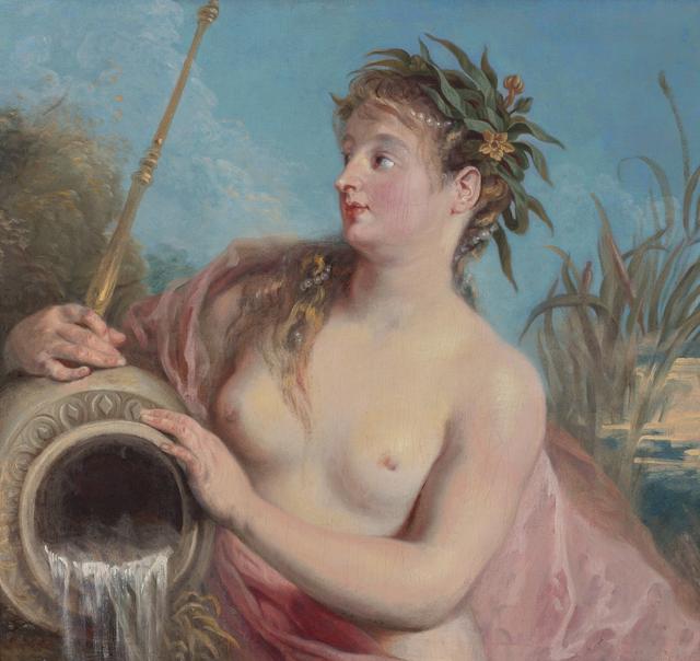 Jean-Antoine Watteau - Fountain nymph