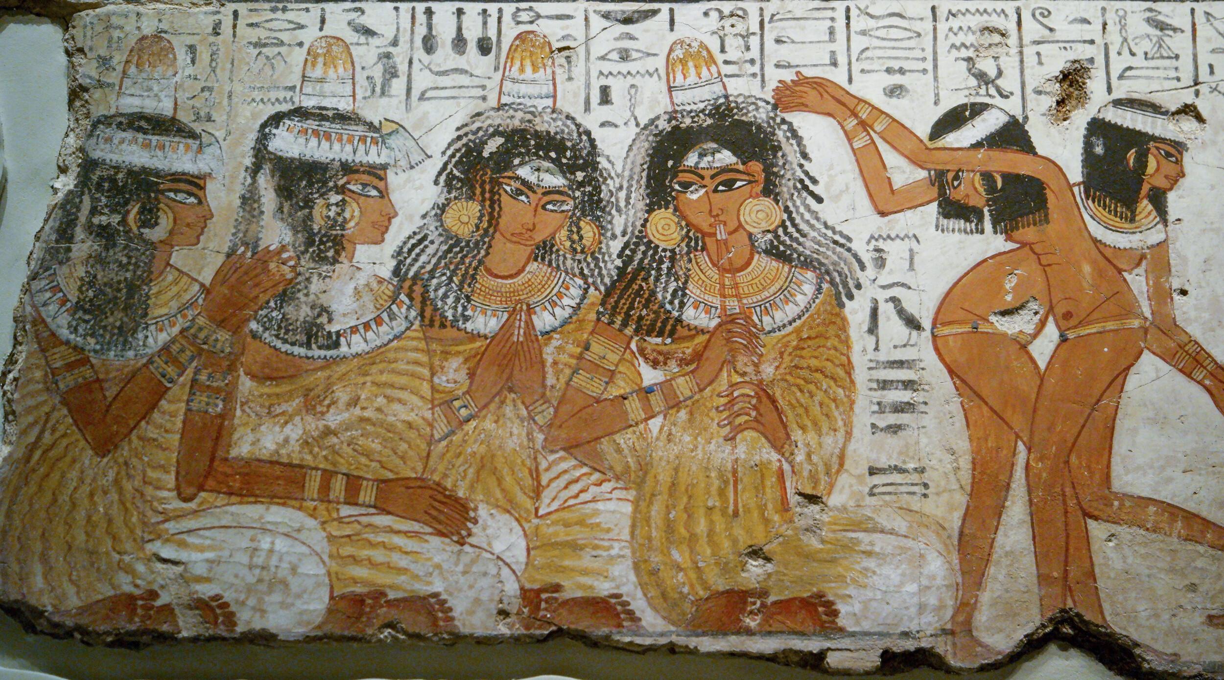  Anonymous - Fresco of dancers and musicians from the Nebamun Tomb