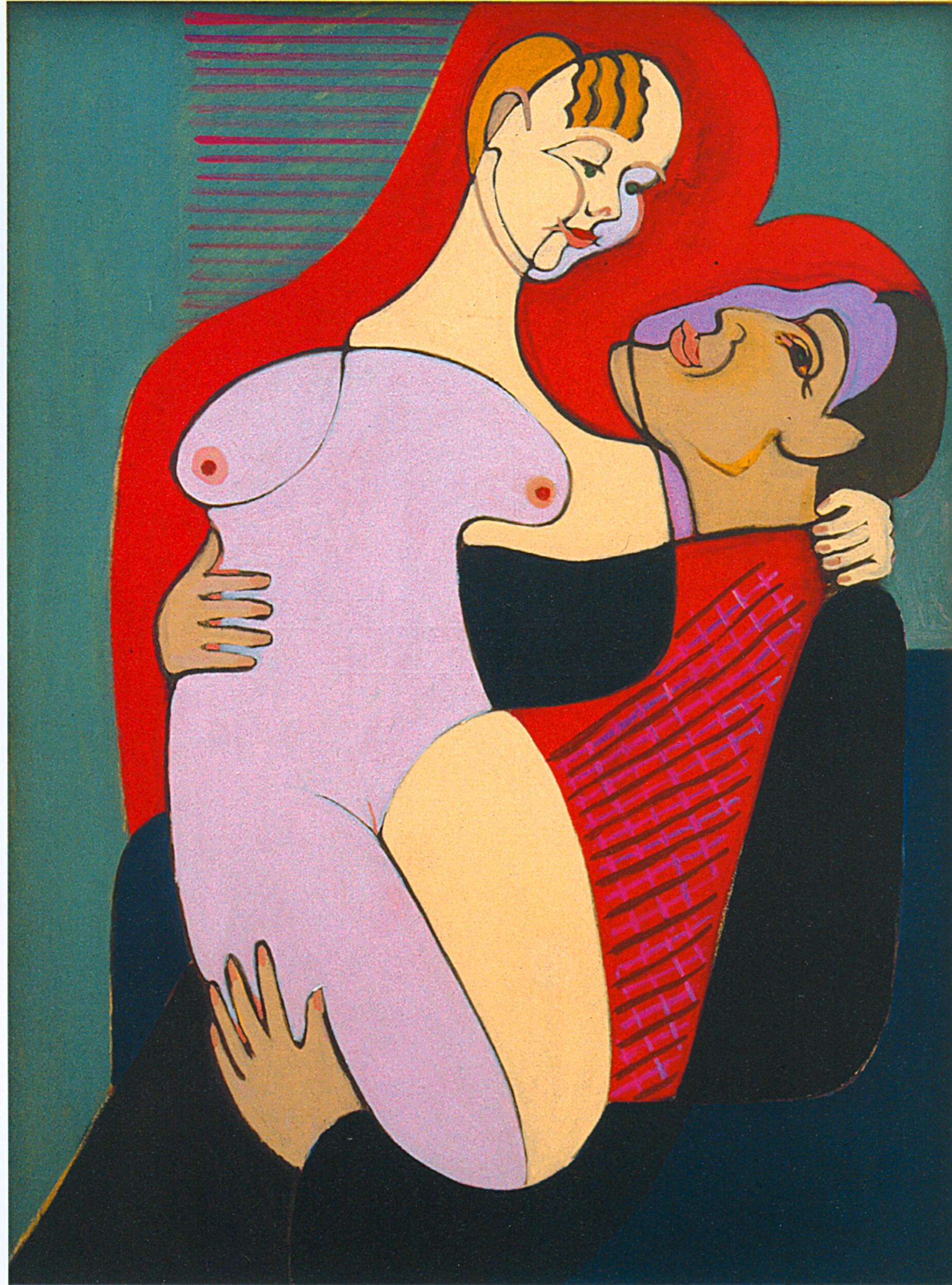 Ernst Ludwig Kirchner - Great lovers (Mr and Miss Hembus)