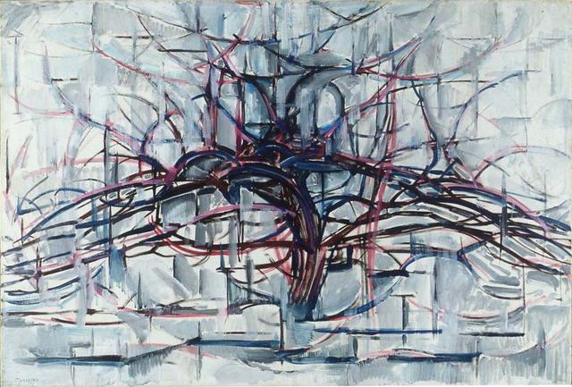 Piet Mondrian - Horizontal tree