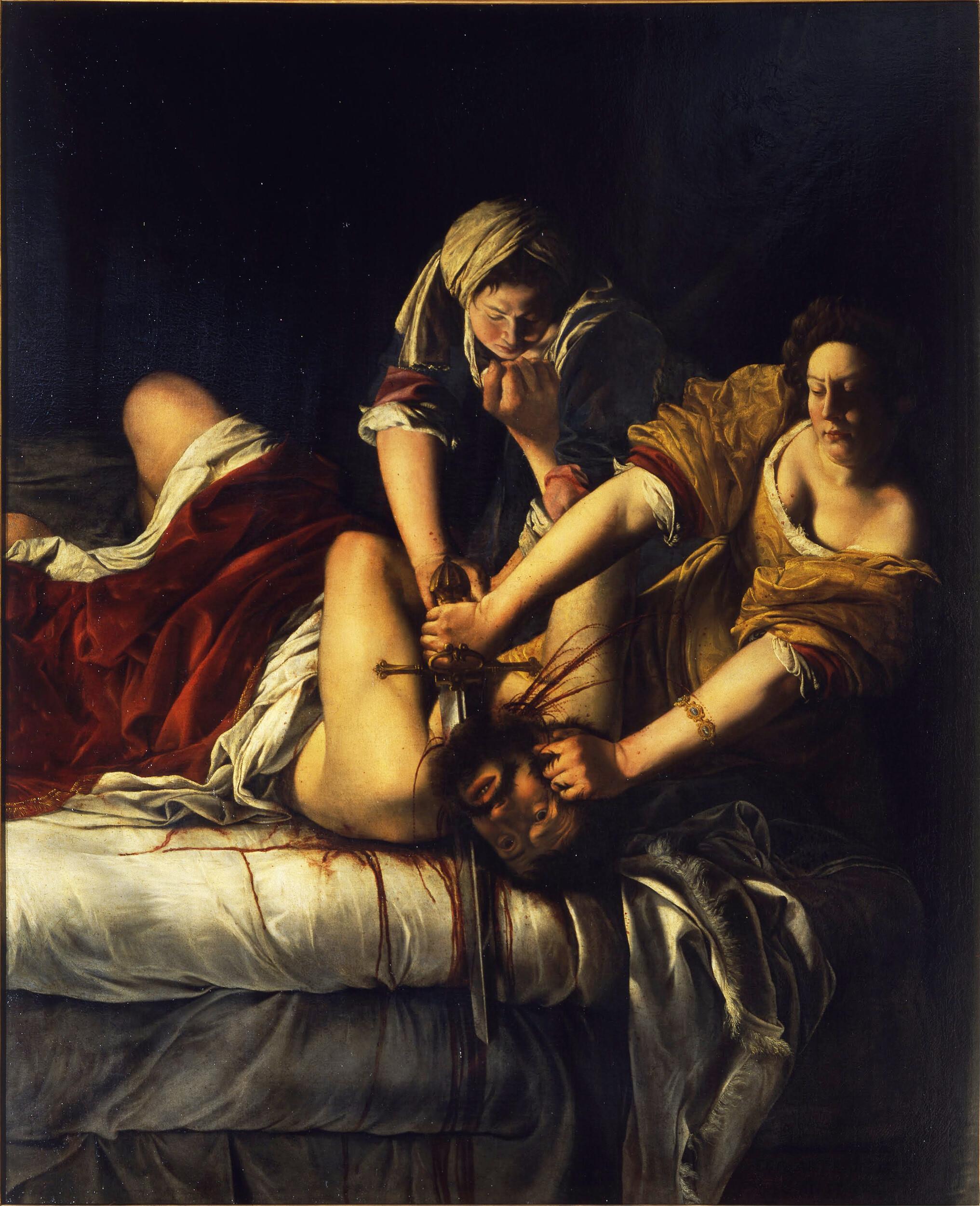 Artemisia Gentileschi - Judith slaying Holofernes