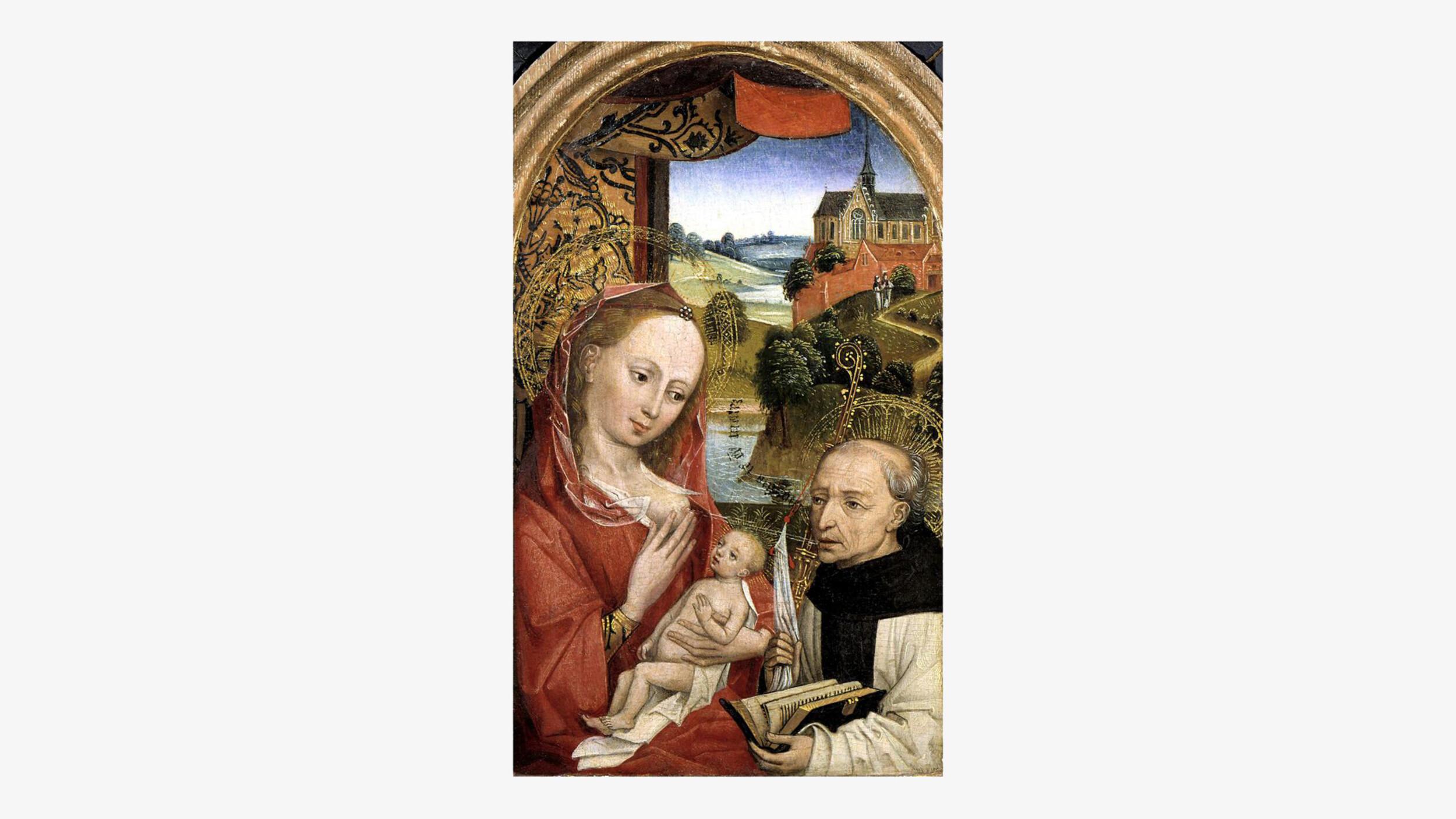  Anonymous - Lactation of Saint Bernard