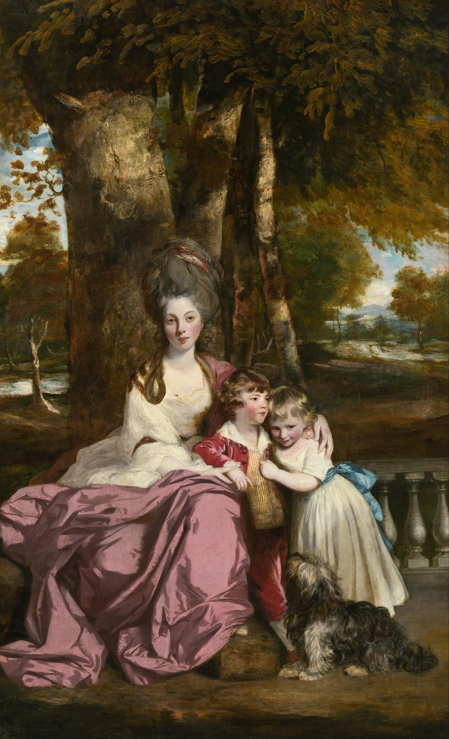 Joshua Reynolds - Lady Elizabeth Delmé and her children