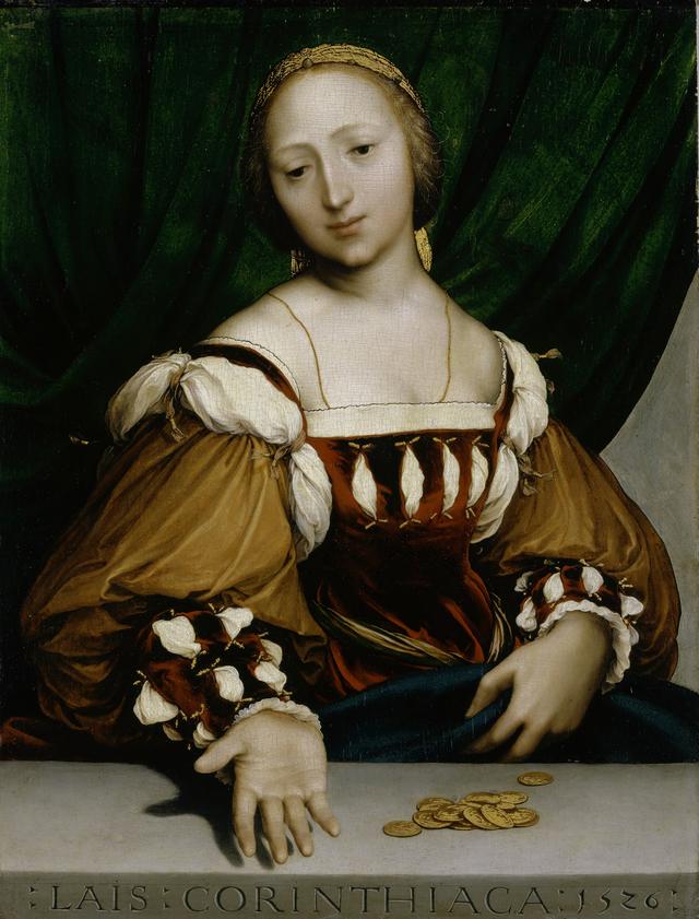 Hans Holbein the Younger  - Lais of Corinth