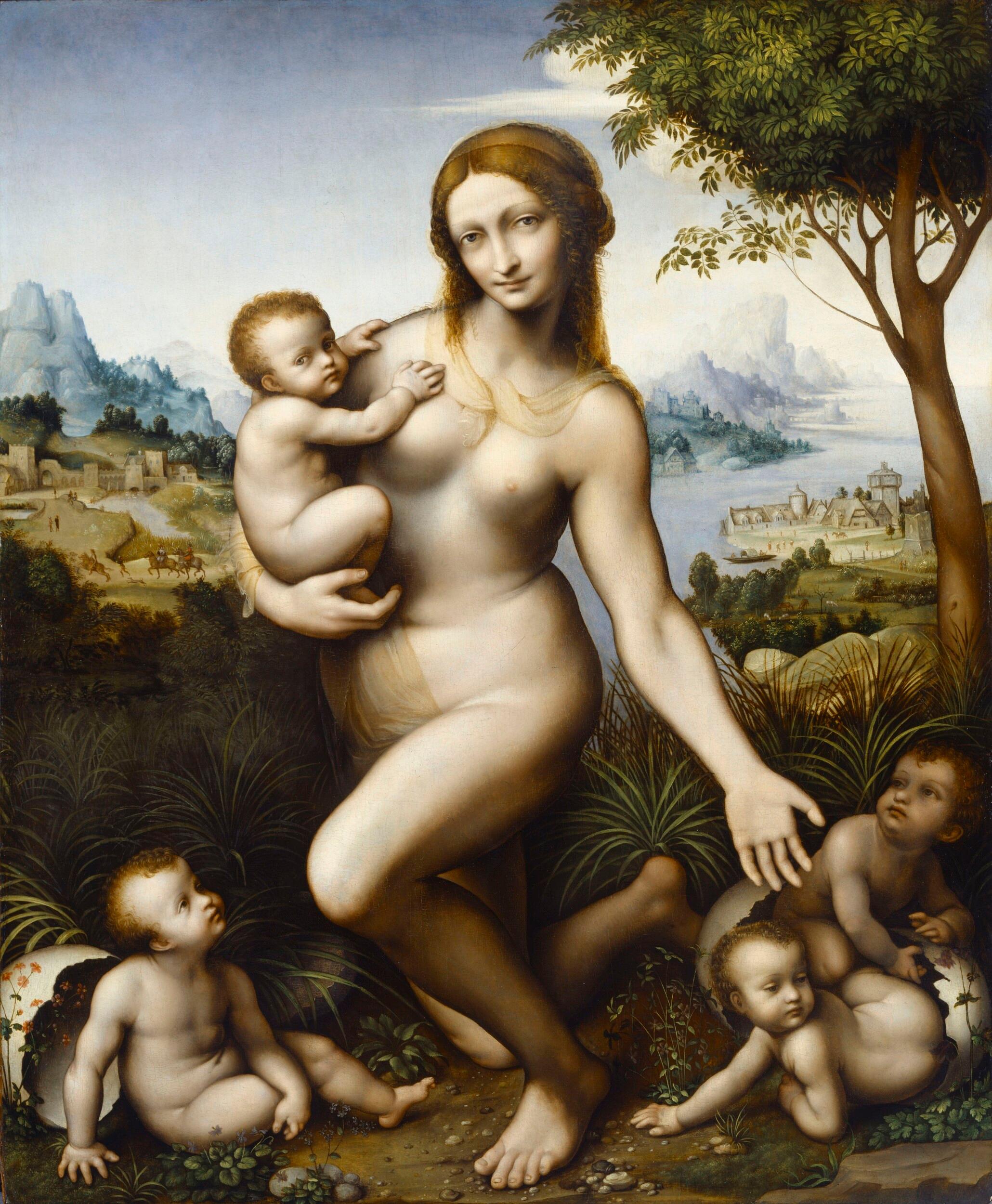  Giampietrino - Leda with her children