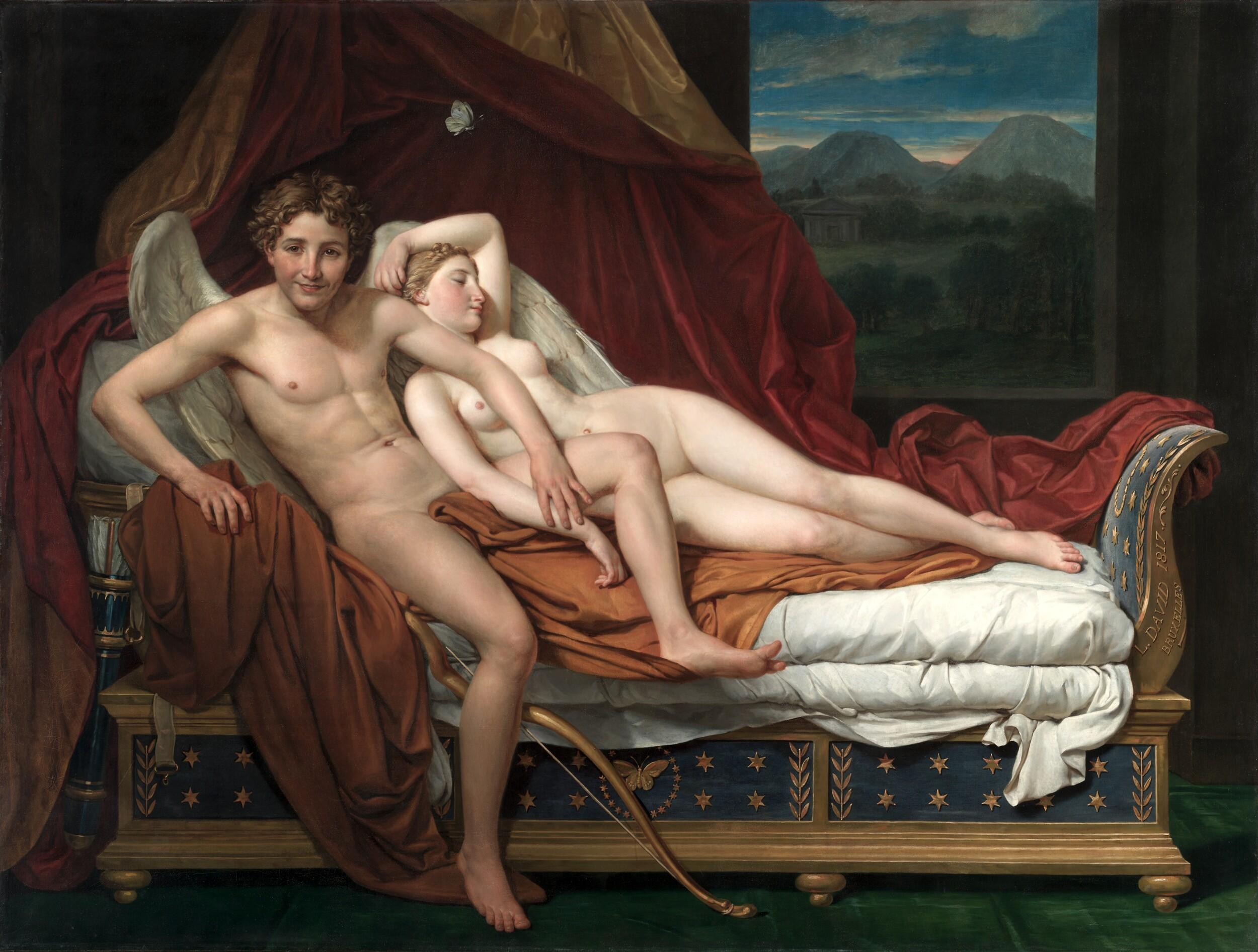 Jacques-Louis David - Love and Psyche