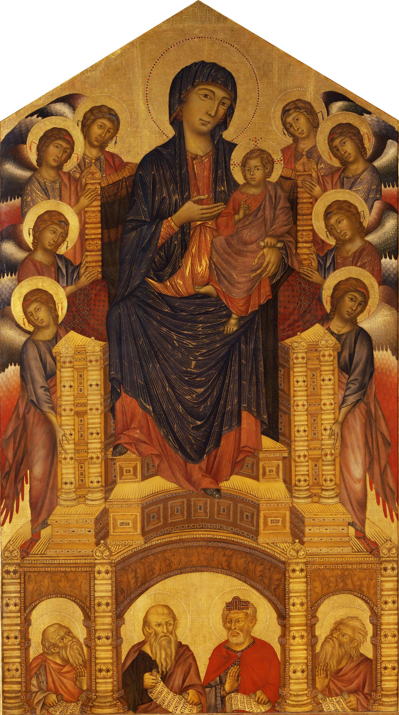  Cimabue - Madonna enthroned