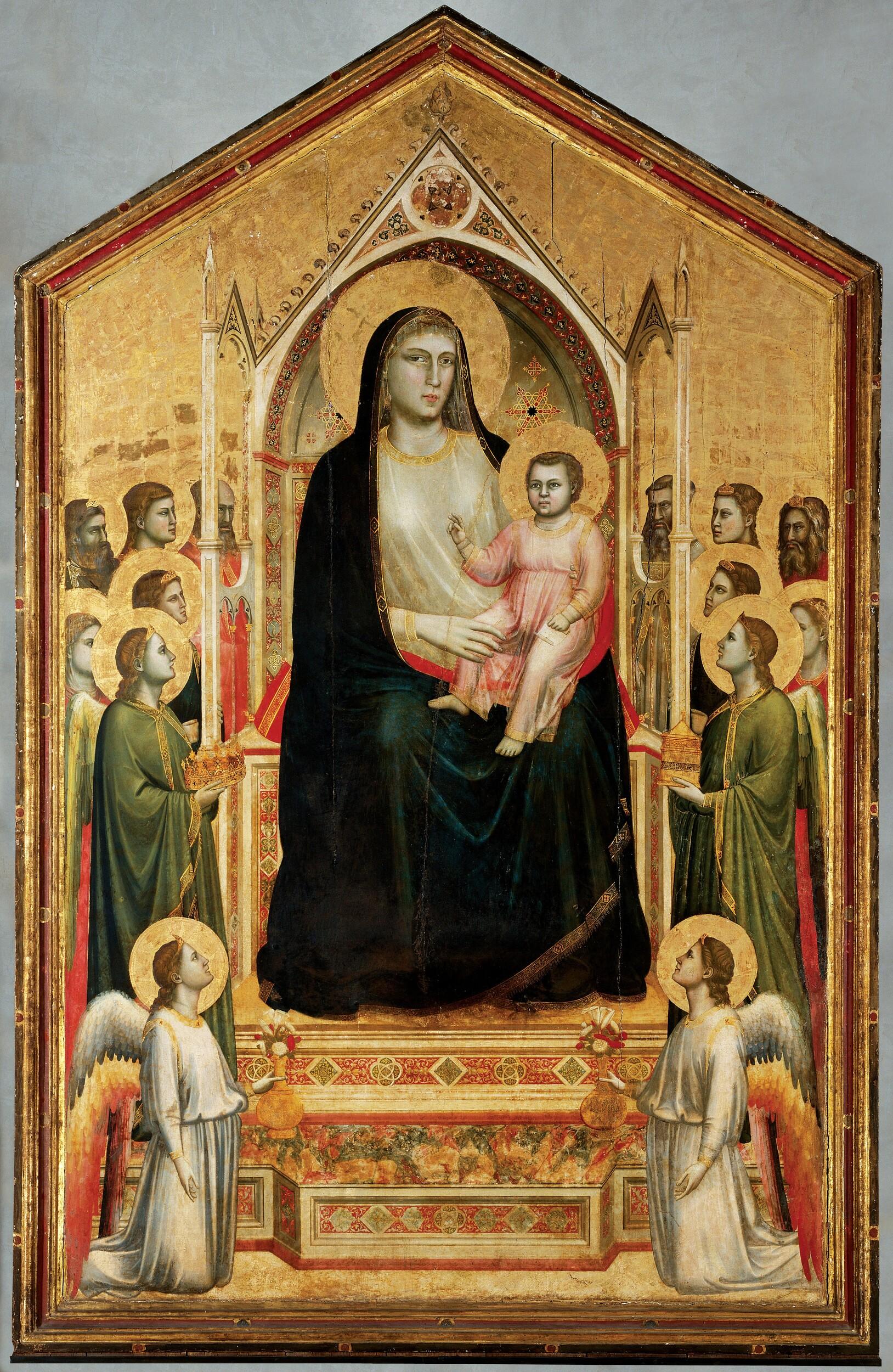  Giotto - Madonna Enthroned