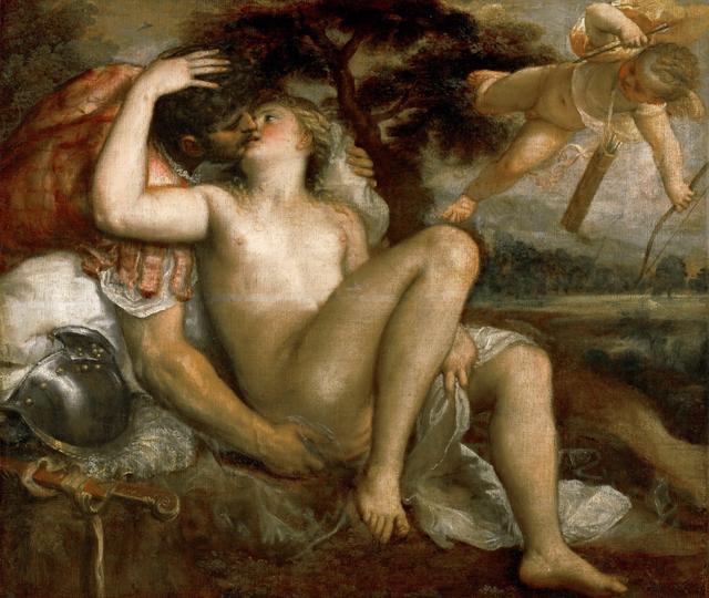 Titian - Mars, Venus and Amor