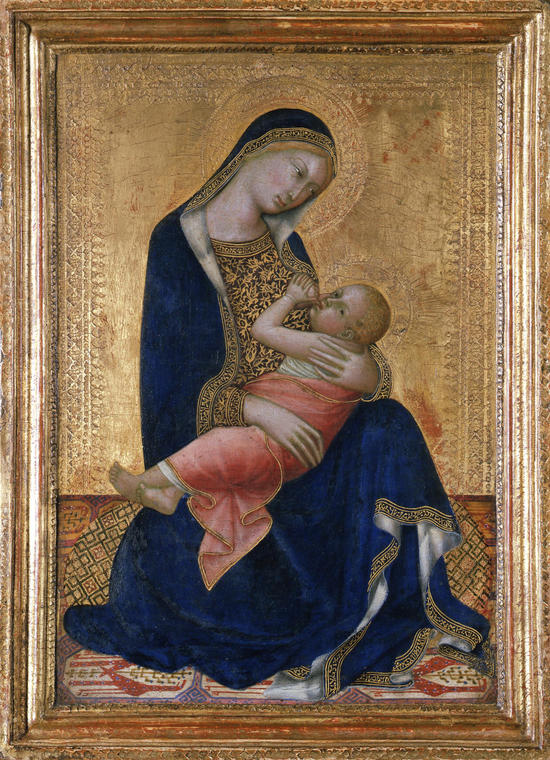 Lippo Memmi - Mary breastfeeding the child