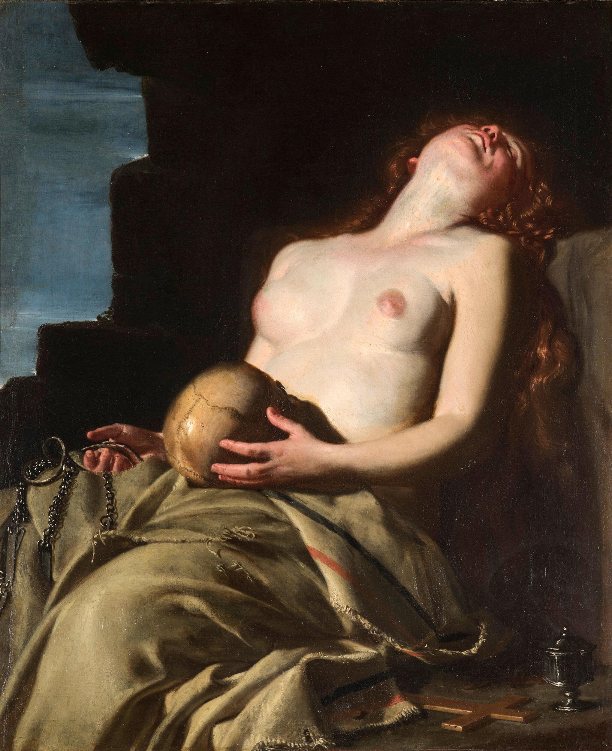 Guido Cagnacci - Mary Magdalene fainted