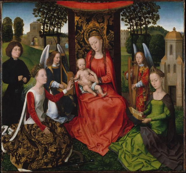 Hans Memling - Mystic marriage of Saint Catherine