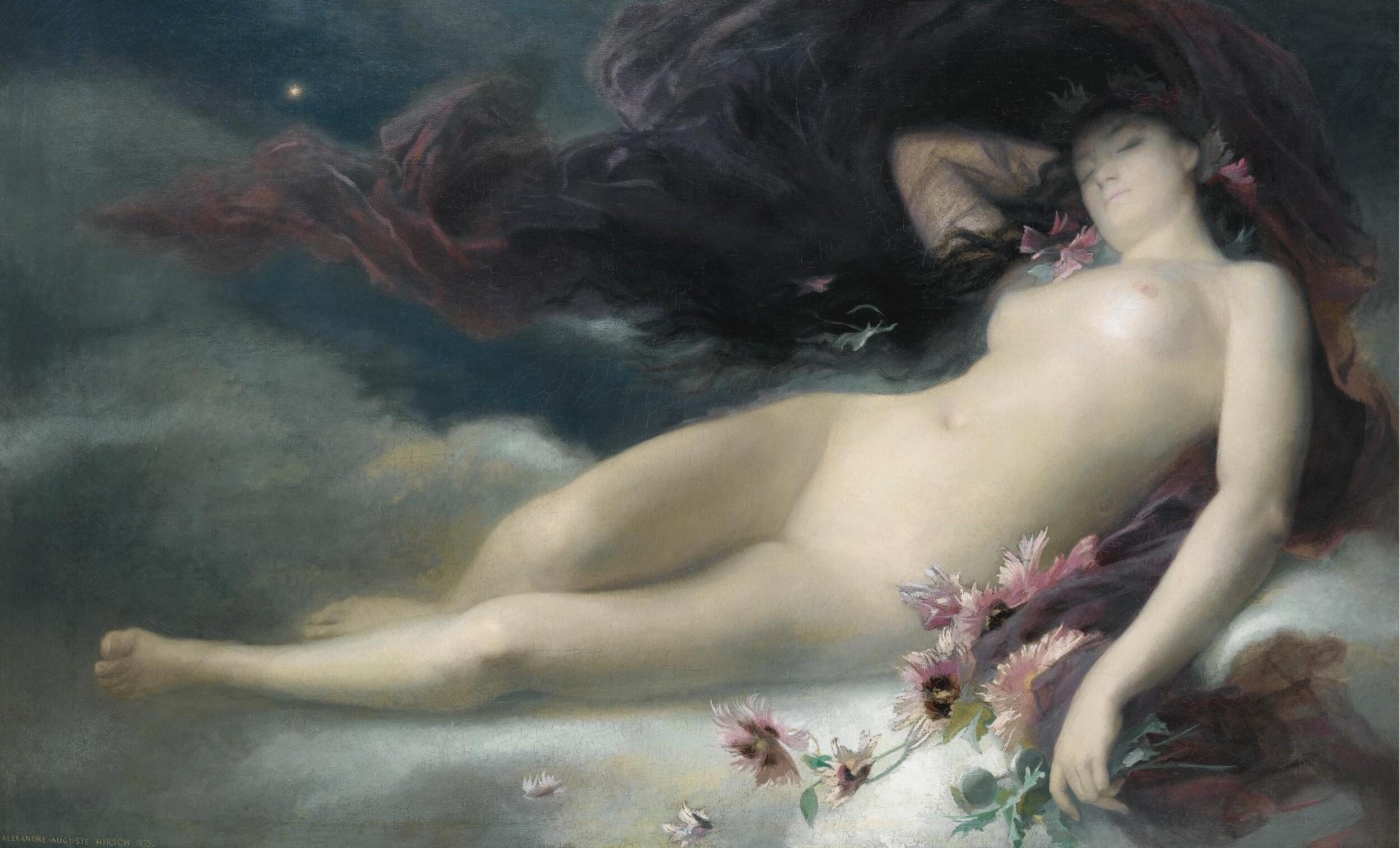 Auguste Alexandre Hirsch - Nyx (goddess of the Night)