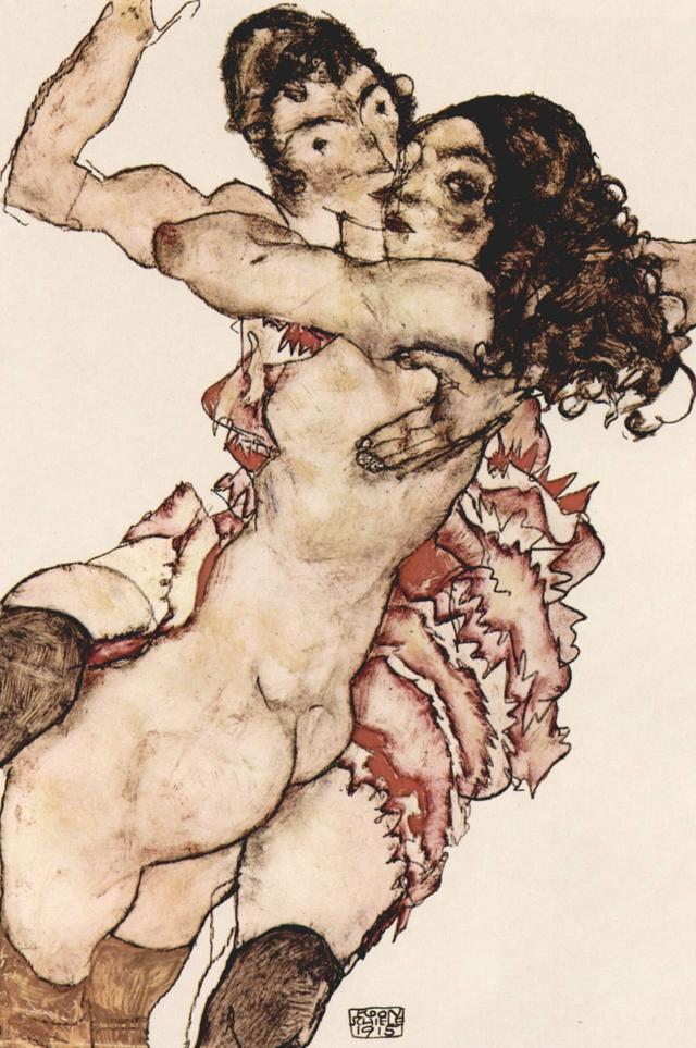 Egon Schiele - Pair of Women