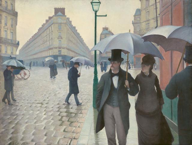 Gustave Caillebotte - Paris Street; rainy day