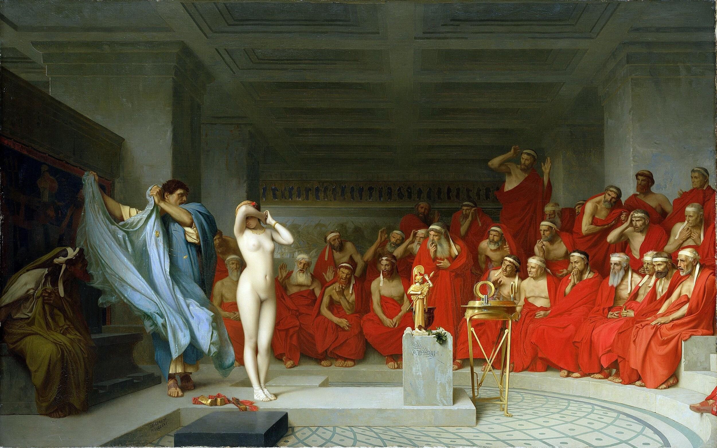 Jean-Léon Gérôme - Phryne before the Areopagus