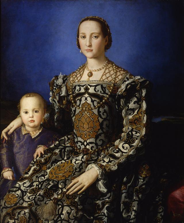 Angelo Bronzino - Portrait of Eleonor of Toledo with her son Giovanni de Medici