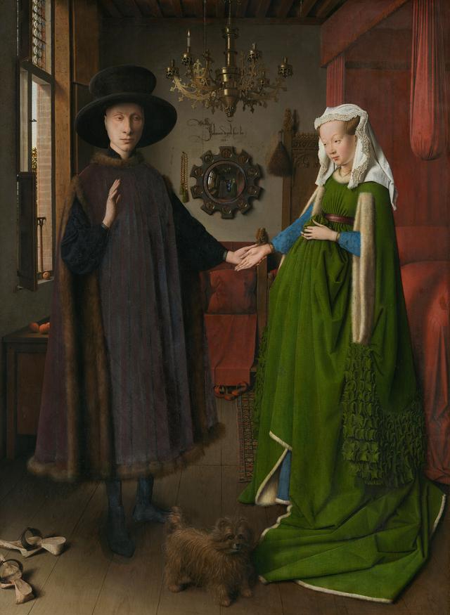 Jan van Eyck - Portrait of Giovanni Arnolfini and his wife