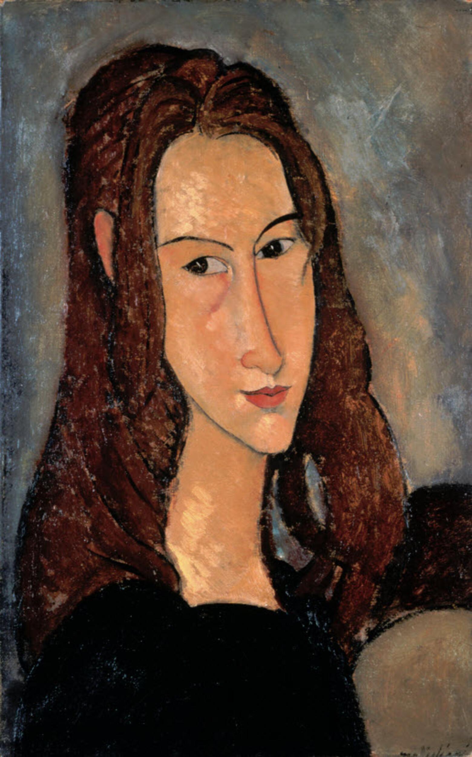 Amedeo Modigliani - Portrait of Jeanne Hébuterne (head in profile)