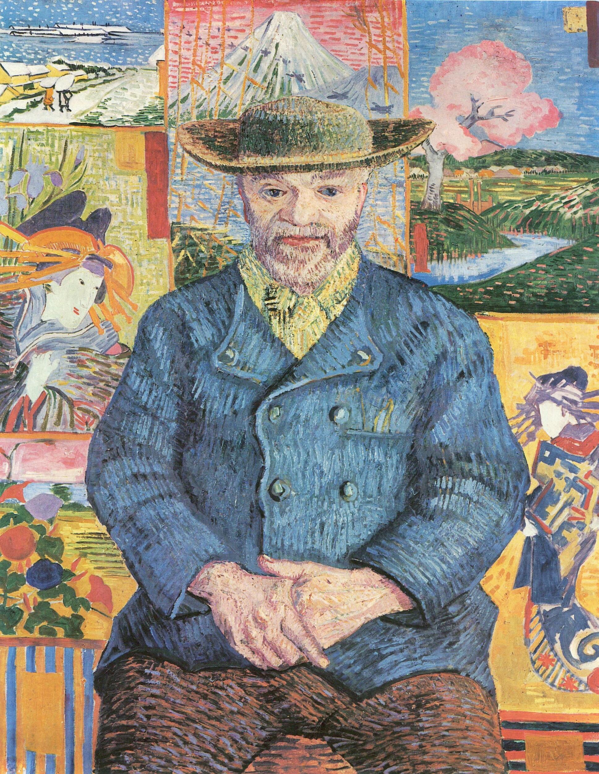 Vincent van Gogh  - Portrait of Père Tanguy