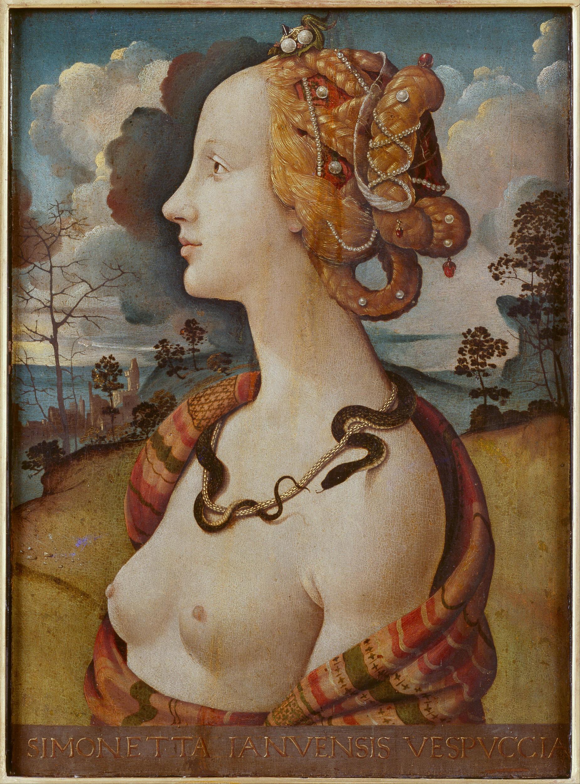 Piero di Cosimo - Portrait of Simonetta Vespucci 