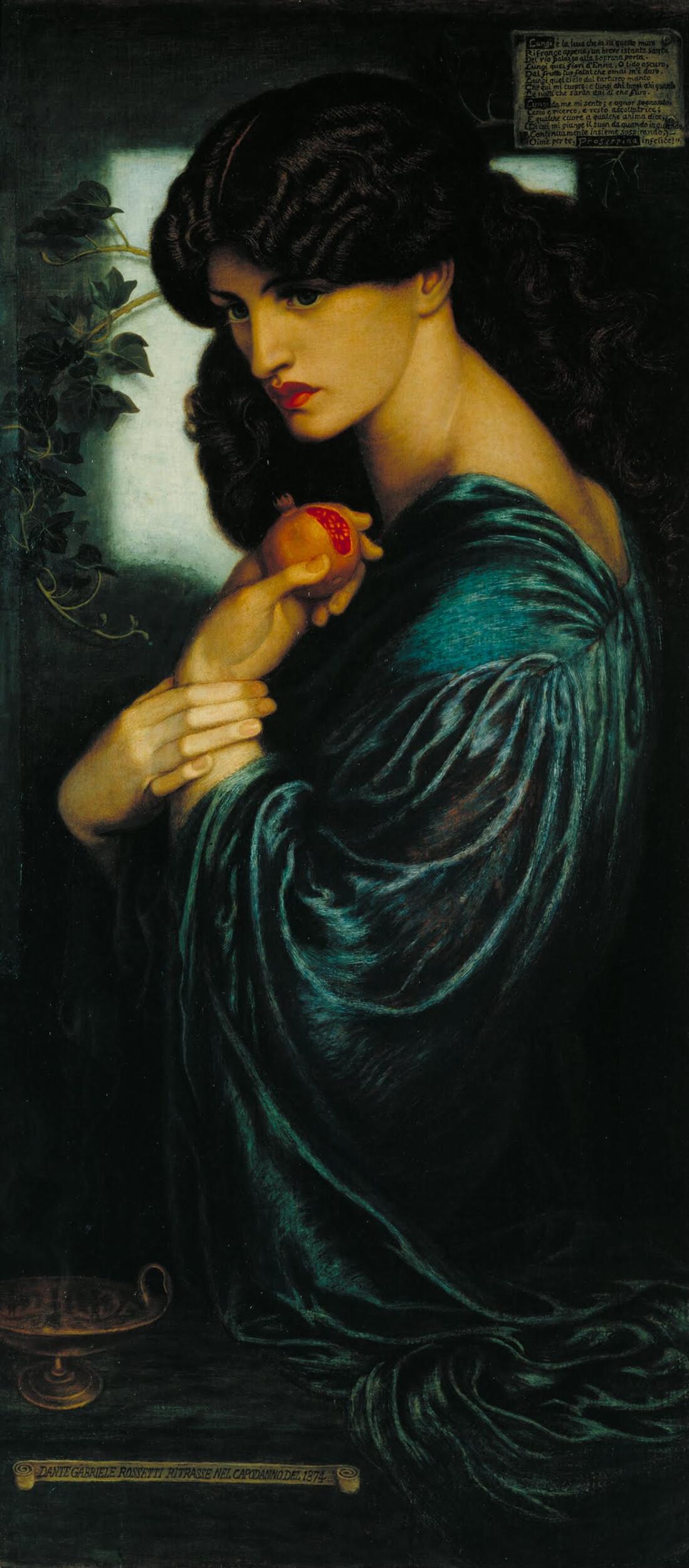 Dante Gabriel Rossetti - Proserpine