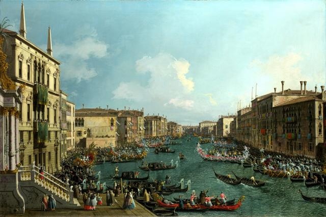 Canaletto - Regatta on the Canale Grande