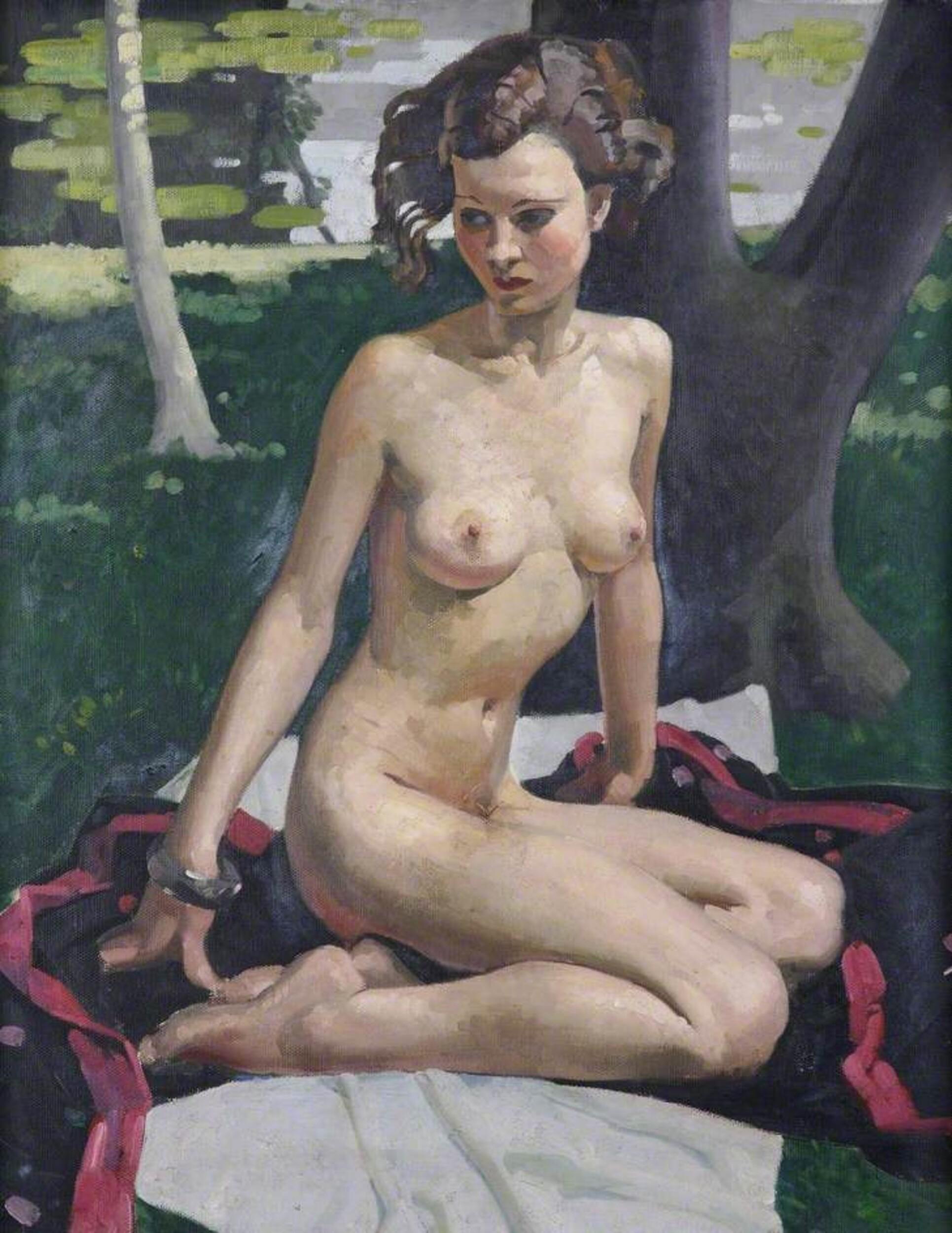 Percy Shakespeare - Seated nude (Summer)