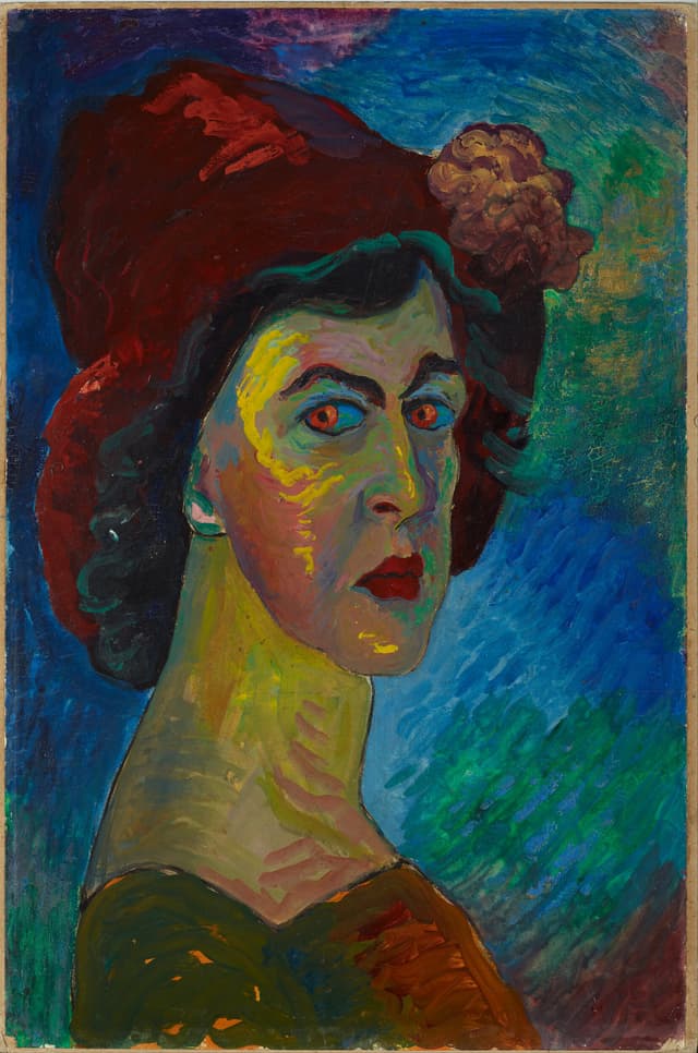 Marianne von Werefkin  - Self-portrait