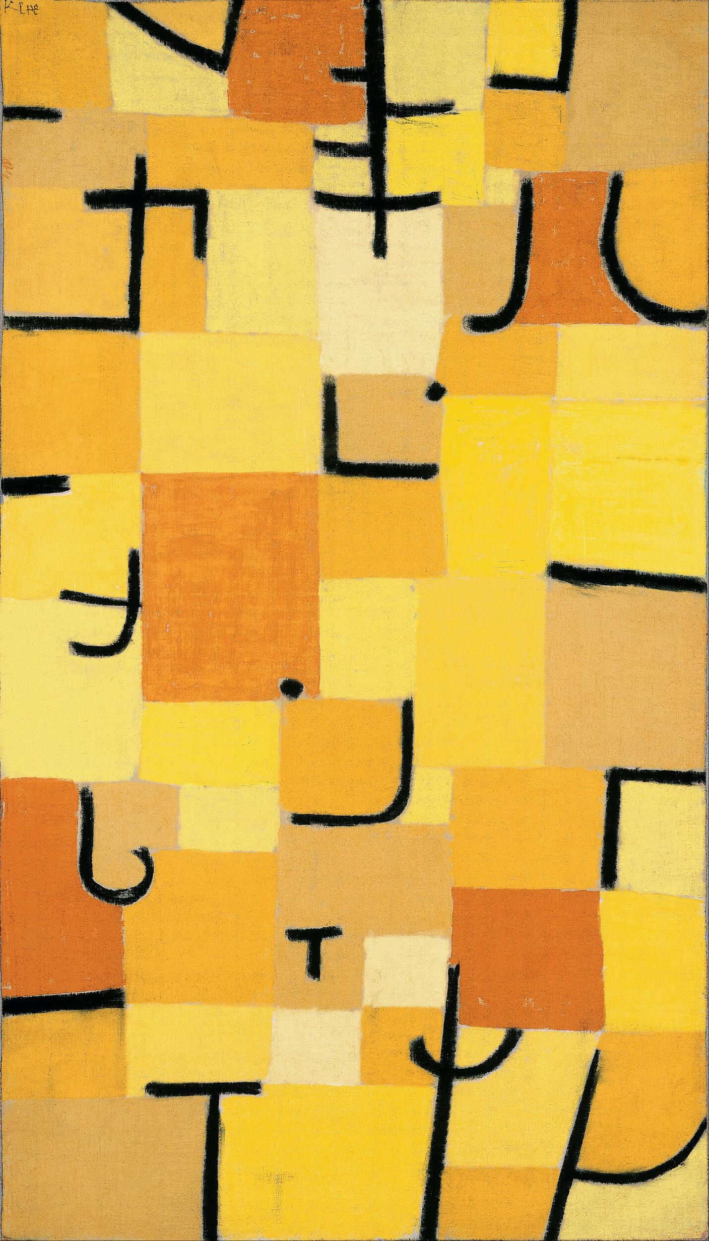 Paul Klee - Signs In yellow