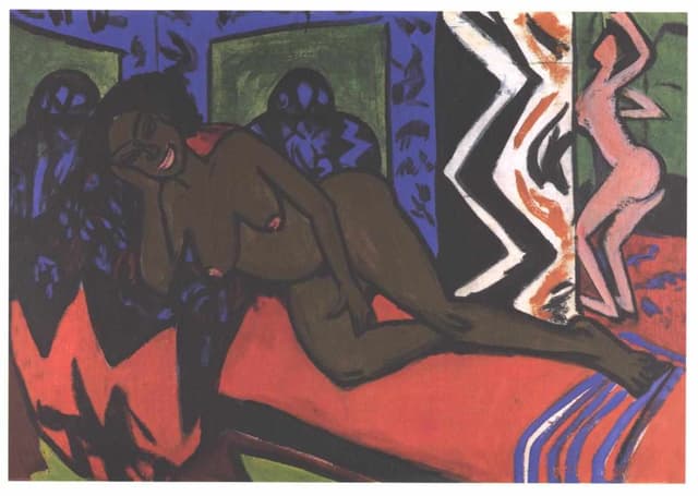 Ernst Ludwig Kirchner - Sleeping Milly