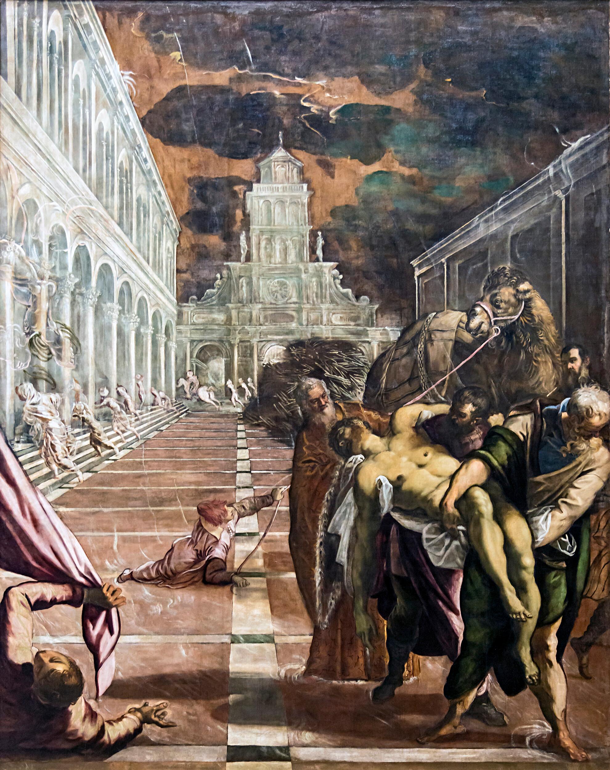  Tintoretto - Saint Mark's body brought to Venice