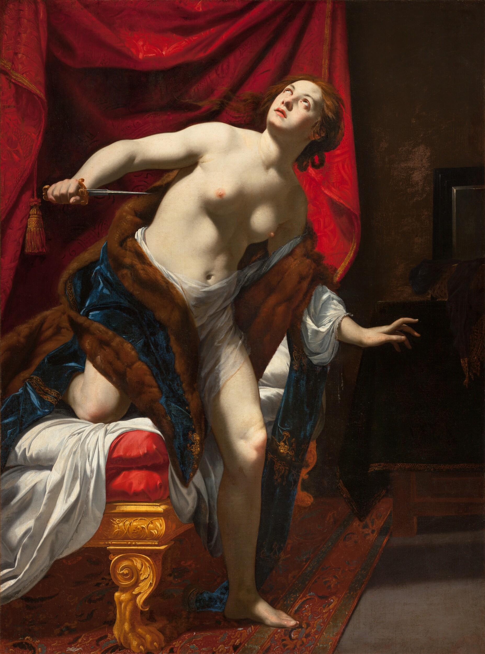 Simon Vouet - Suicide of Lucrece