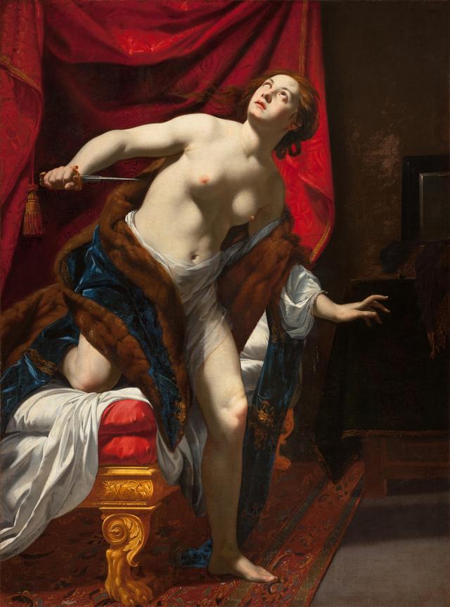 Simon Vouet - Suicide of Lucrece