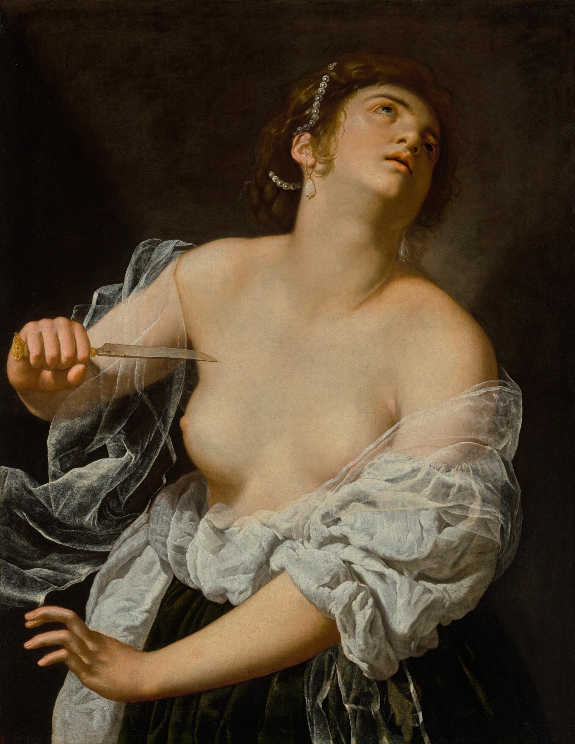 Artemisia Gentileschi - Suicide of Lucrece